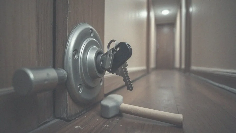 Jak wprowadzić drugi klucz do zamka, aby pomóc w wypchnięciu złamanego klucza?