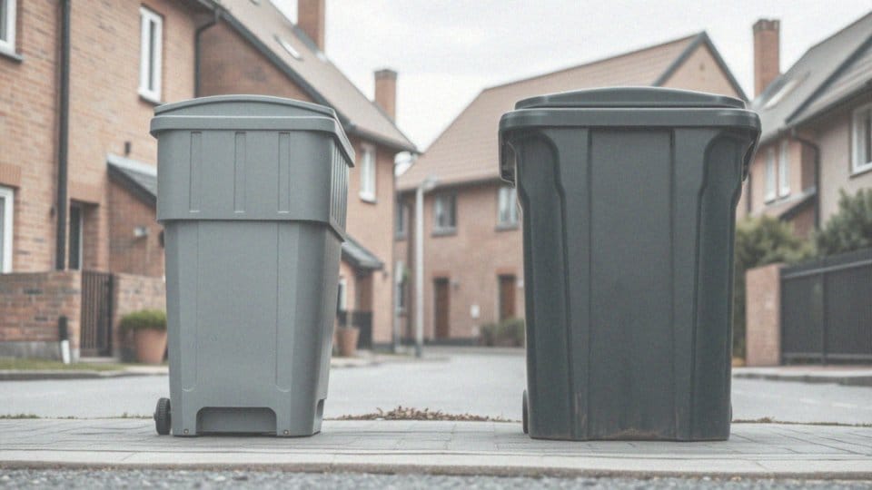 Jakie są różnice między obudową kosza 120L a 240L?