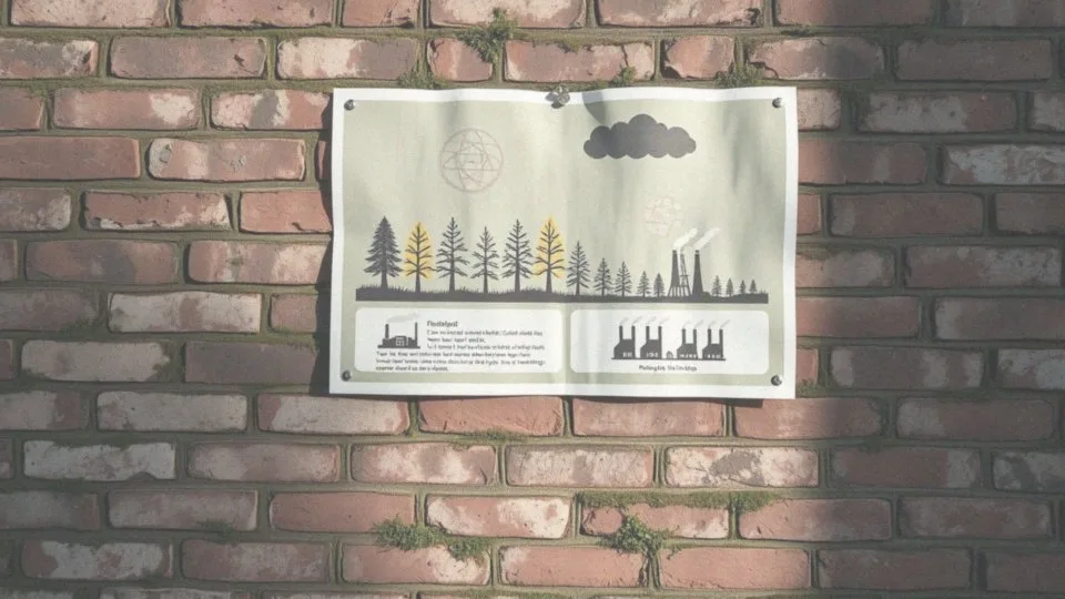 Jakie informacje prezentują plakaty dotyczące kwaśnych deszczy?