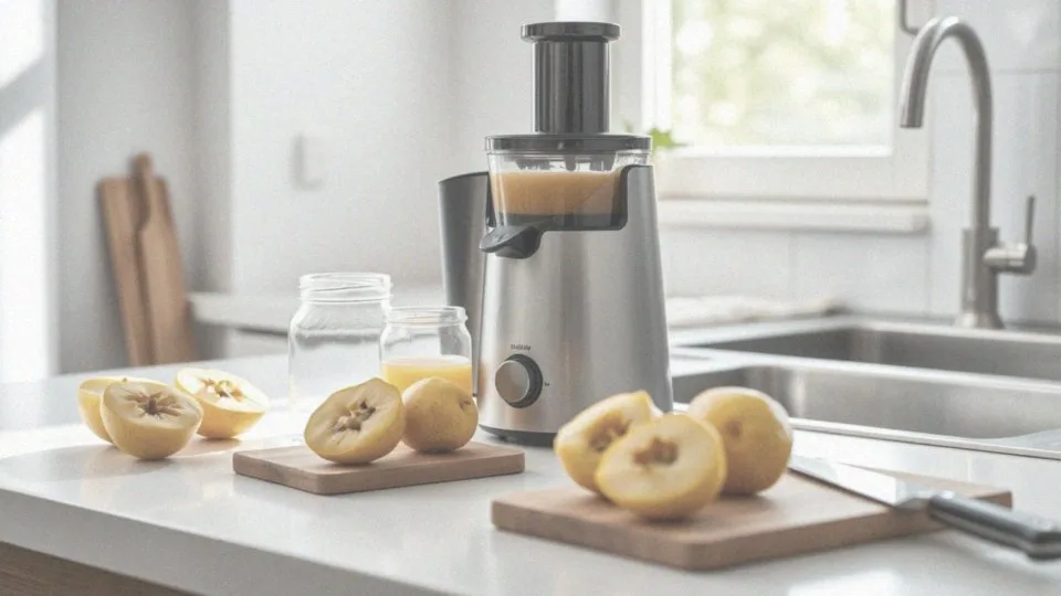 Jak zrobić sok z pigwy przy użyciu wyciskarki?