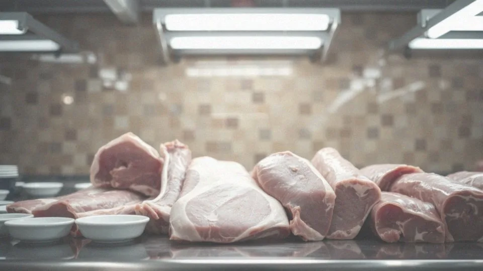 Jakie są główne części tuszy wieprzowej?