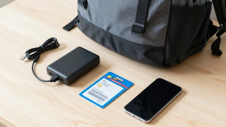 Czy warto zabrać kartę SIM i powerbank?