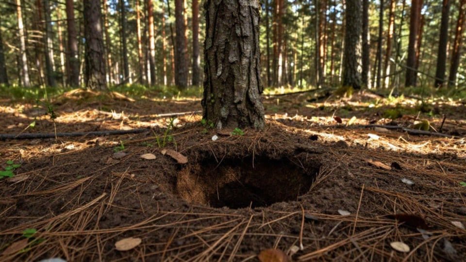 Gdzie umieścić grzybnię względem drzew?