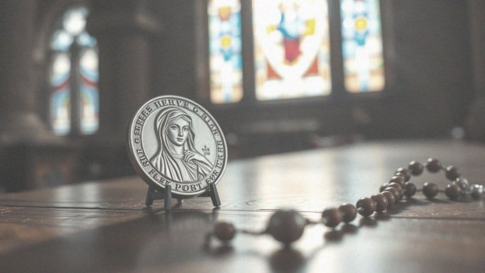 Co symbolizuje wizerunek Matki Boskiej na medaliku?