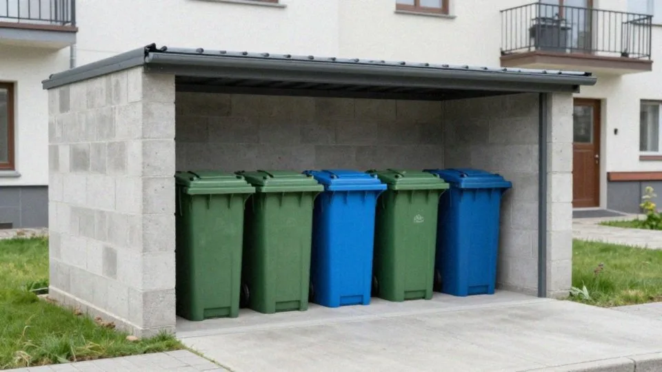 Jakie przepisy dotyczą miejsca na śmietnik?