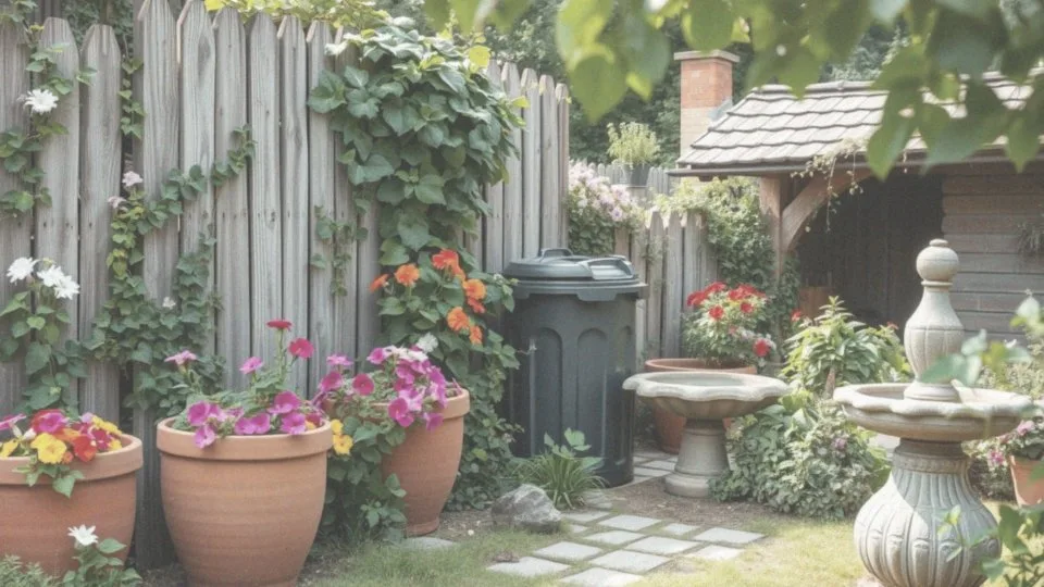 Jakie dekoracje ogrodowe mogą przyczynić się do ukrycia śmietnika?