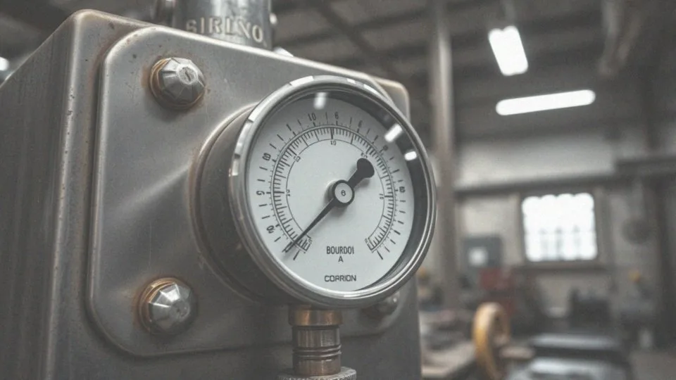 Jak manometr z rurką Bourdona działa w pomiarze ciśnienia?