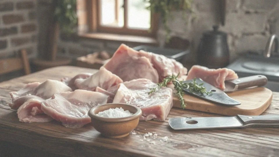 Do czego służy słonina w procesie podziału?