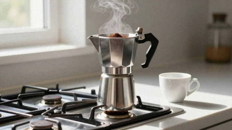 Jak zaparzyć podwójne espresso w kawiarce?