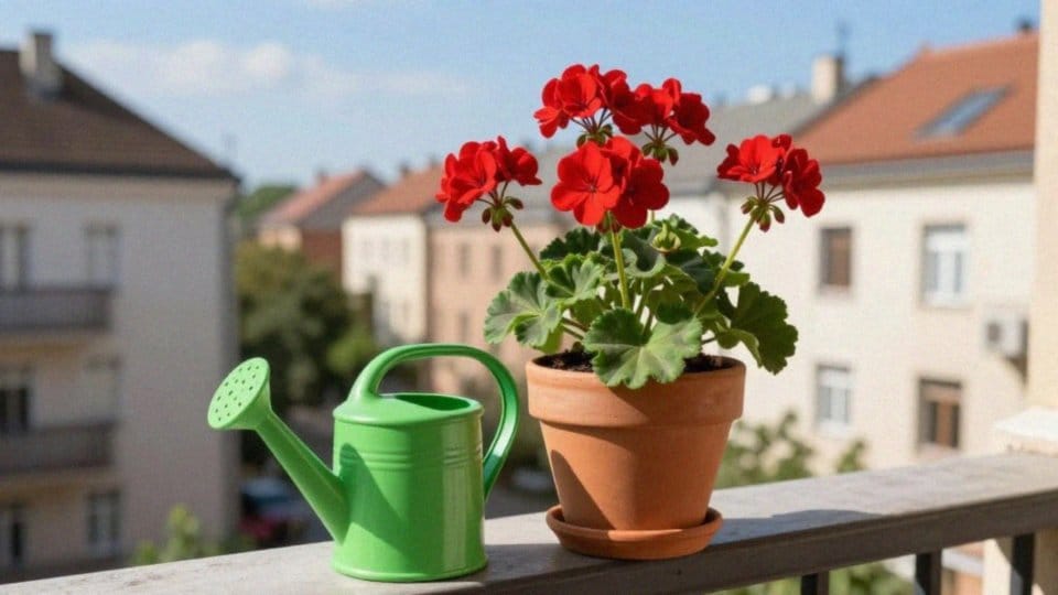Jak podlewać i nawozić pelargonie po wystawieniu?