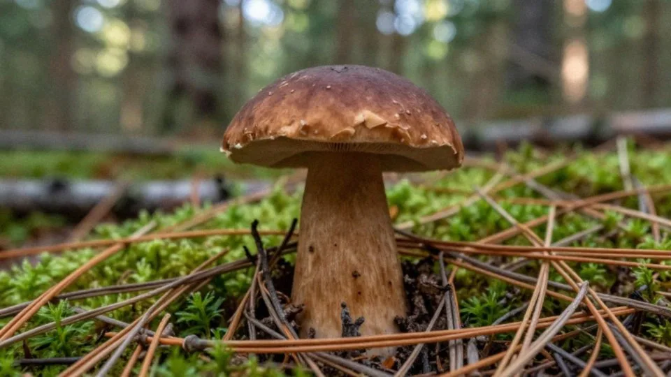 Czy podgrzybek brunatny występuje pod świerkiem?