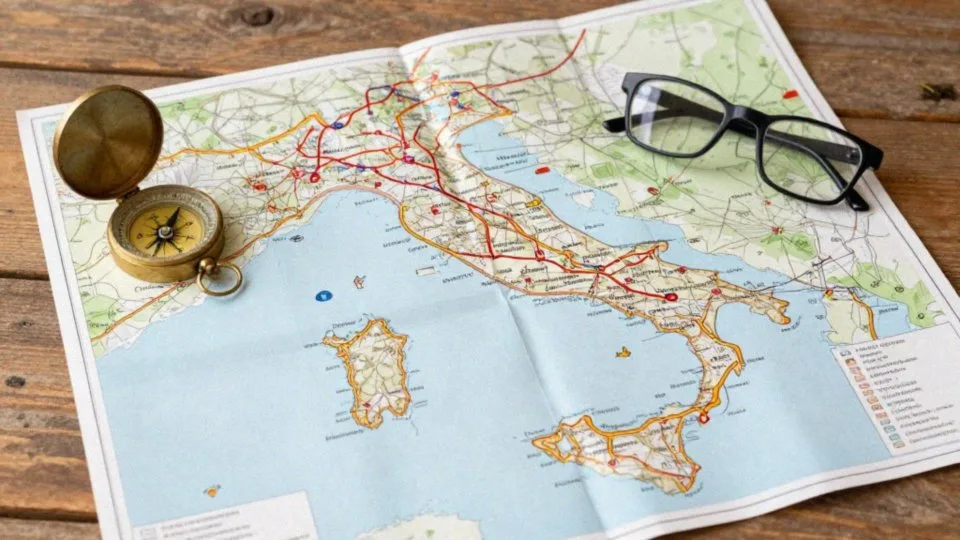 Jakie informacje zawiera mapa samochodowo-turystyczna?
