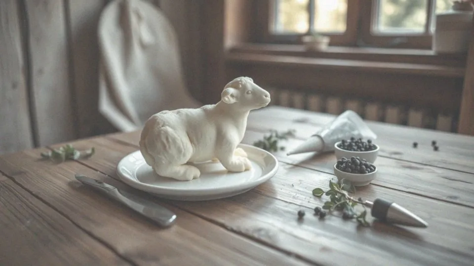 Jak zrealizować manualne modelowanie baranka z masła?