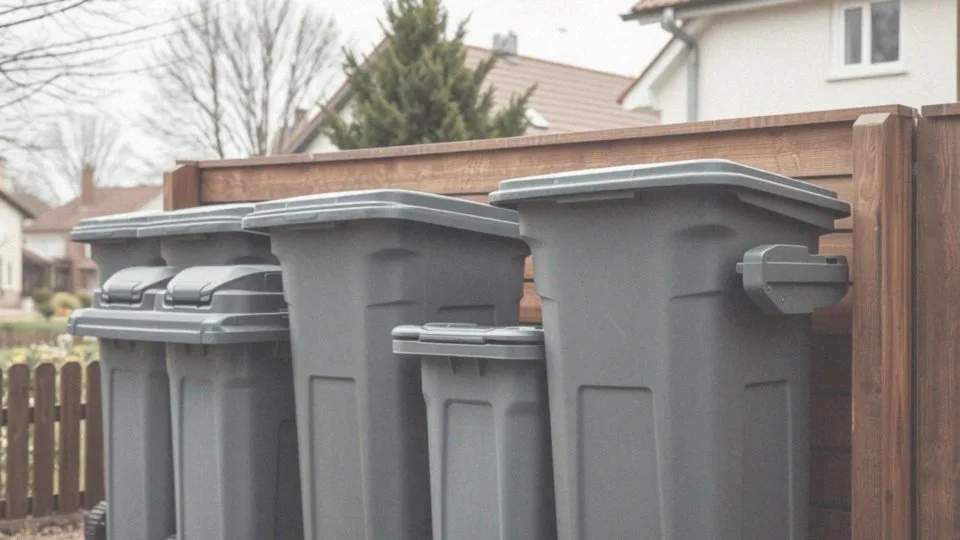 Jakie pojemności koszy na śmieci można zabudować?