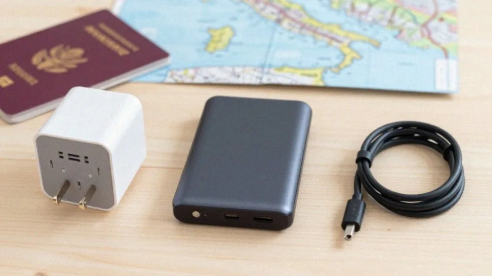 Jaką elektronikę zabrać: adaptery i powerbank?