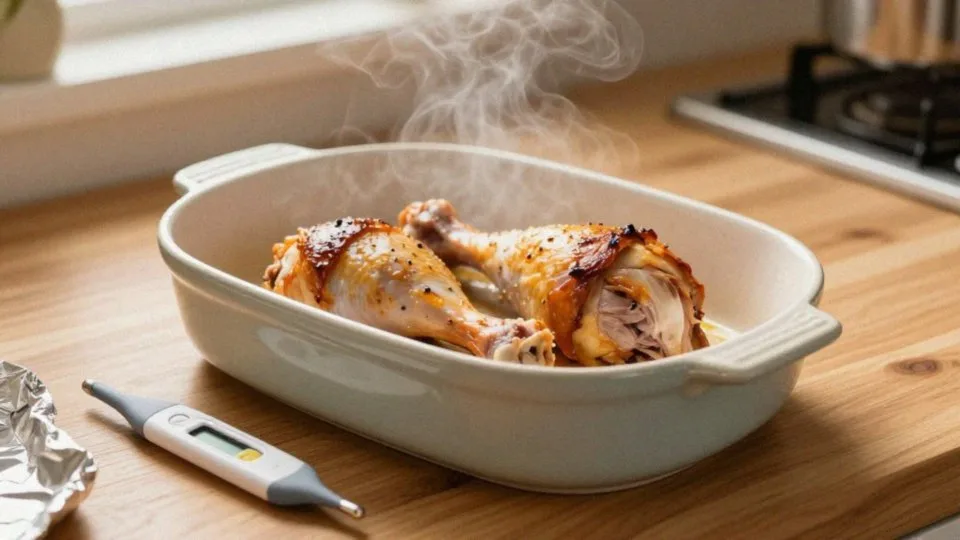 Jak długo piec podudzia z indyka w 180°C?