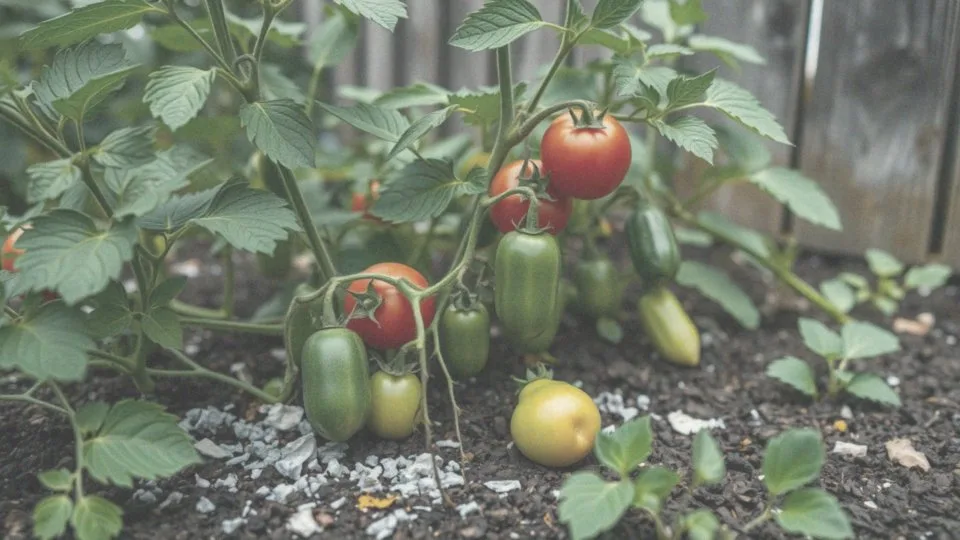 Jakie są efekty nawożenia popiołem drzewnym dla pomidorów i ogórków?