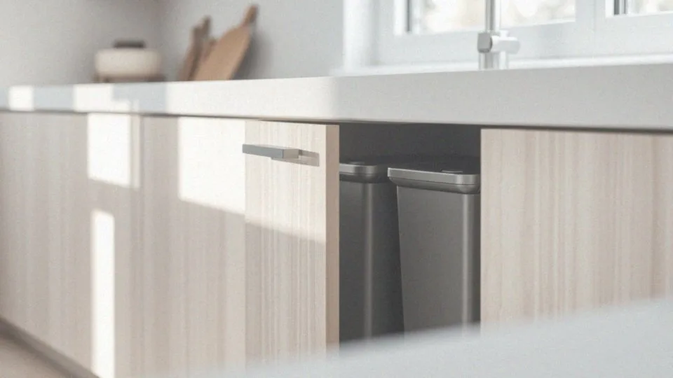 Jak system otwierania wpływa na funkcjonalność zabudowy koszy?