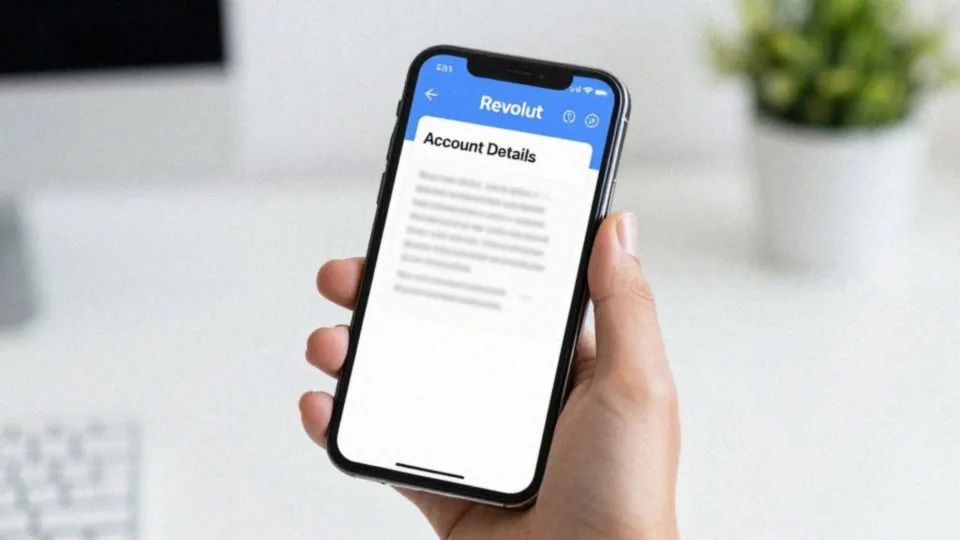 Jak uzyskać numer konta lokalnego w Revolut?