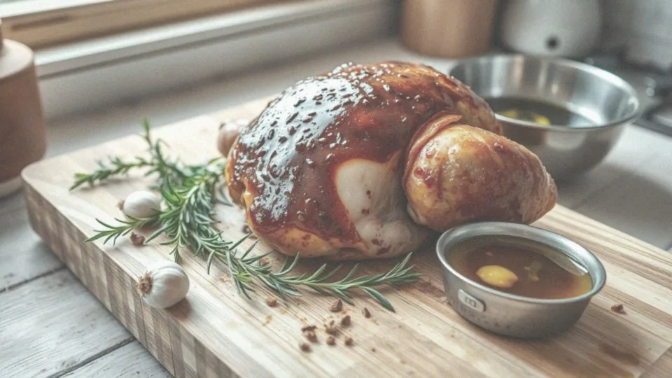 Jak zamarynować udziec z indyka przed pieczeniem?