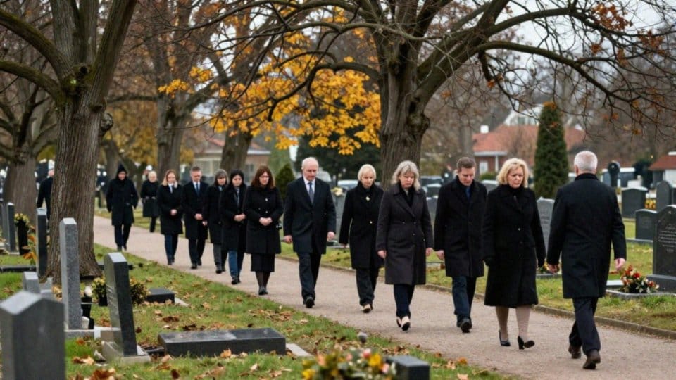 Czy przyjaciele i współpracownicy powinni uczestniczyć w pogrzebie?