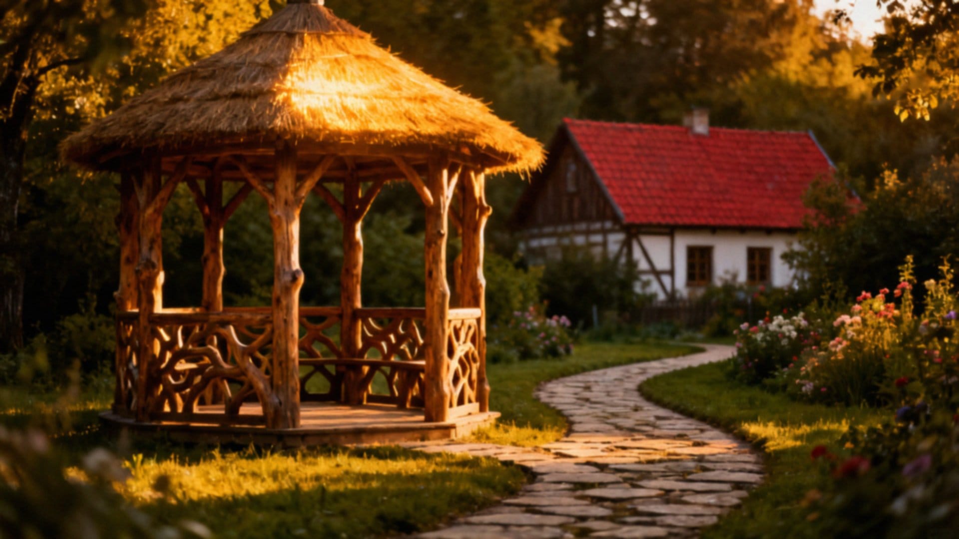 Altana w ogrodzie — inspirujące zdjęcia i pomysły na aranżację