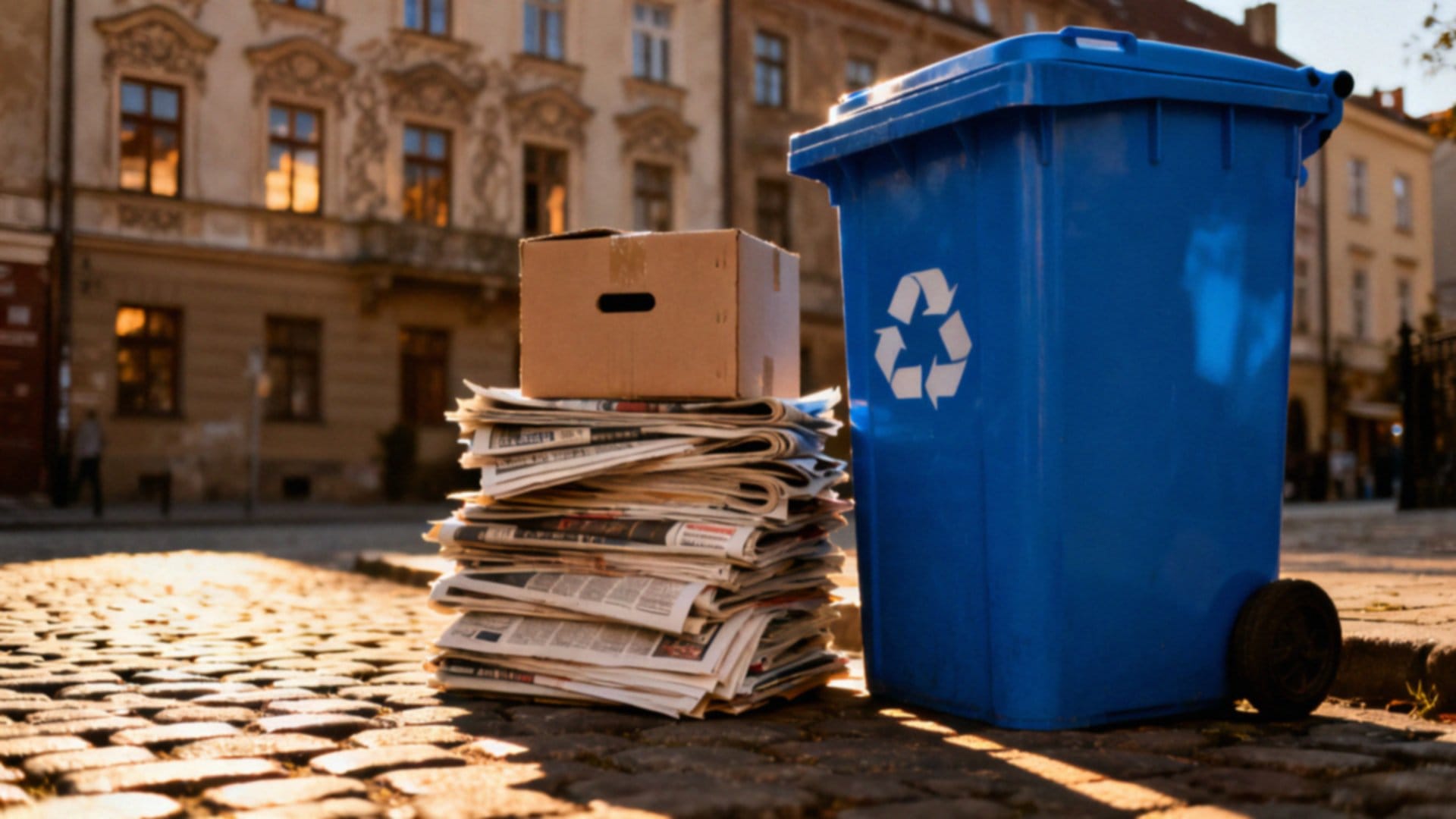Co wrzucamy do niebieskich pojemników? Poradnik segregacji papieru