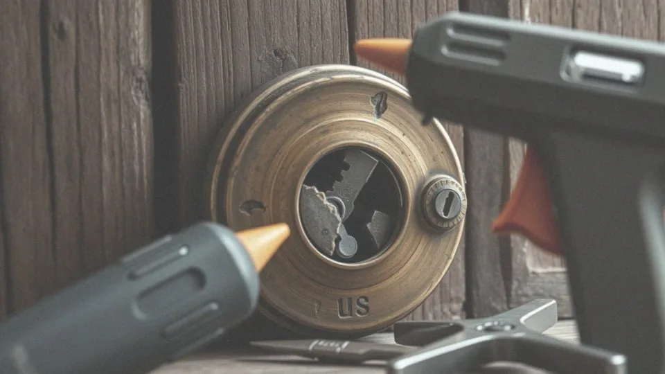 Jak wyciągnąć złamany klucz z zamka klejem na gorąco? Praktyczny poradnik