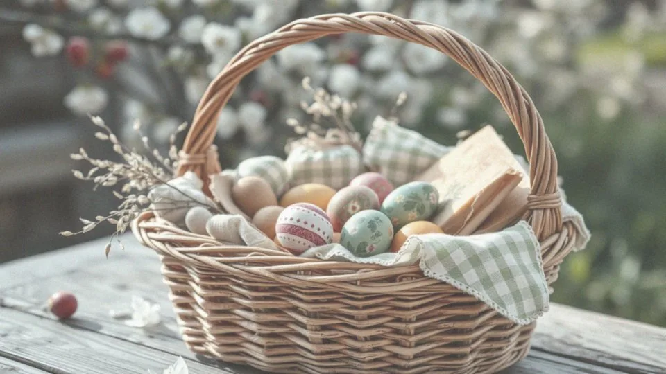 Koszyczek wielkanocny z przybraniem – tradycja i piękne dekoracje