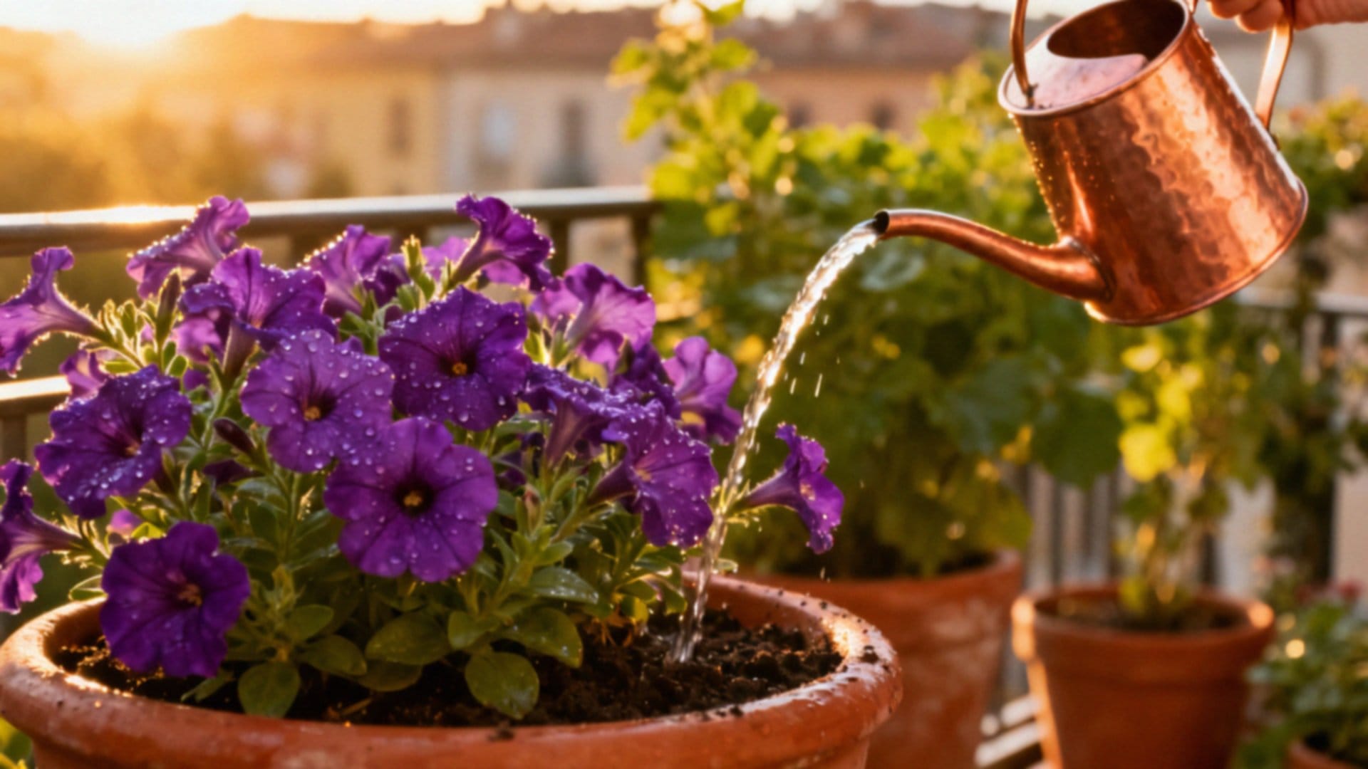 Petunia — jak często podlewać, aby cieszyć się pięknym kwitnieniem?