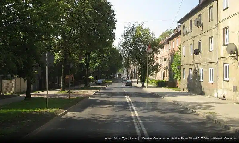 Ulica Stanisława Witczaka w Bytomiu