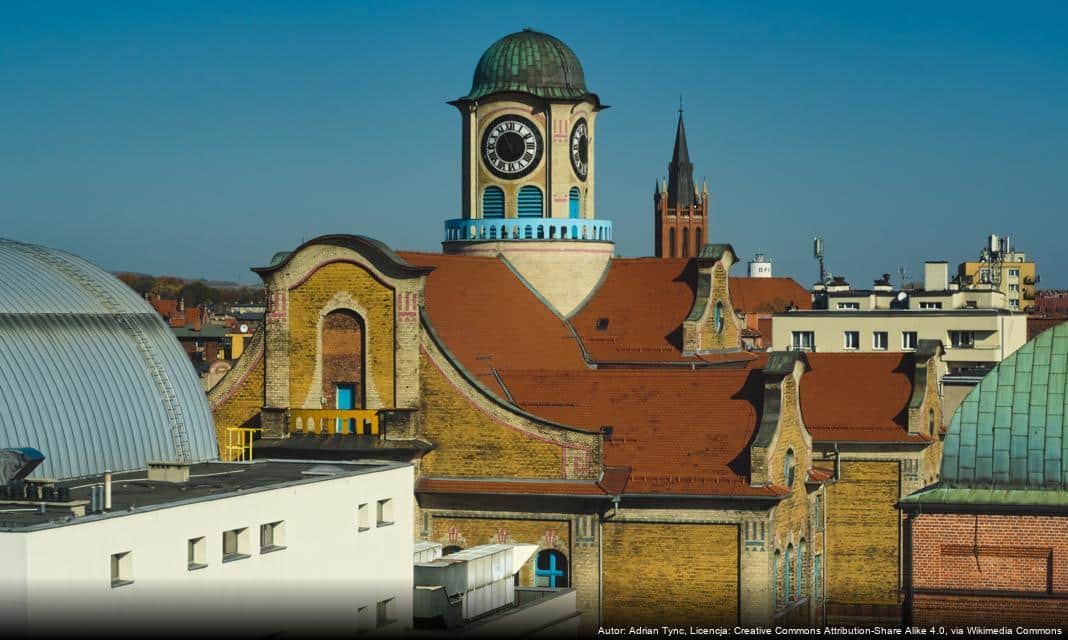 Nowy mural na pl. Grunwaldzkim upamiętnia historię Bytomia